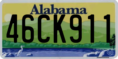 AL license plate 46CK911