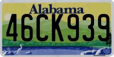 AL license plate 46CK939