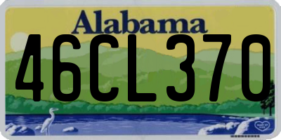 AL license plate 46CL370