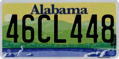 AL license plate 46CL448