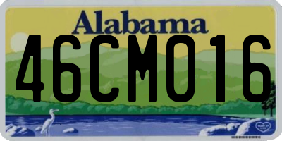 AL license plate 46CM016