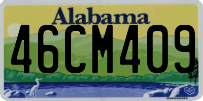 AL license plate 46CM409