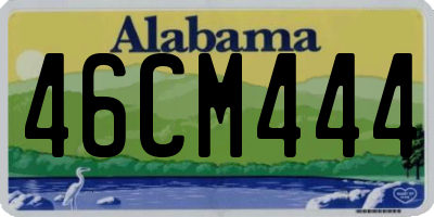 AL license plate 46CM444