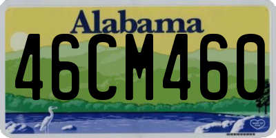 AL license plate 46CM460