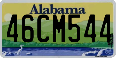 AL license plate 46CM544