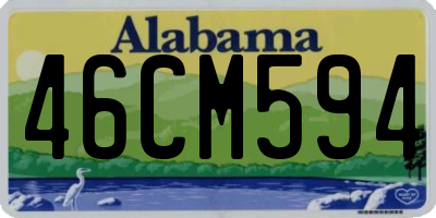 AL license plate 46CM594