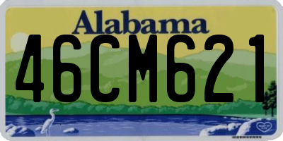 AL license plate 46CM621