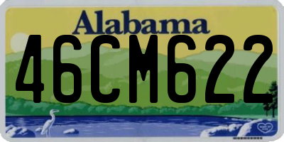 AL license plate 46CM622