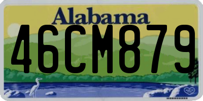 AL license plate 46CM879