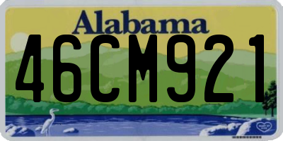 AL license plate 46CM921