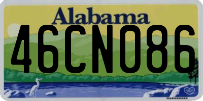 AL license plate 46CN086