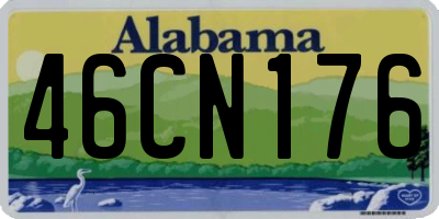AL license plate 46CN176