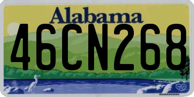 AL license plate 46CN268