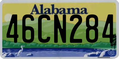 AL license plate 46CN284