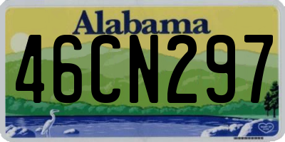 AL license plate 46CN297