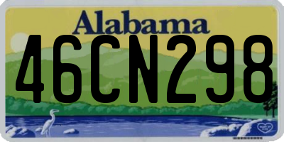 AL license plate 46CN298