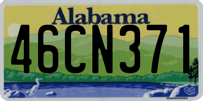 AL license plate 46CN371