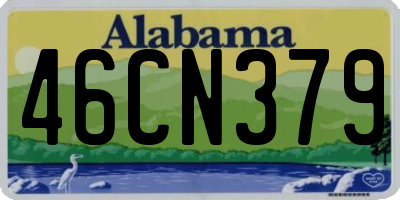 AL license plate 46CN379