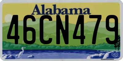 AL license plate 46CN479