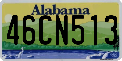 AL license plate 46CN513