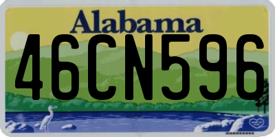 AL license plate 46CN596