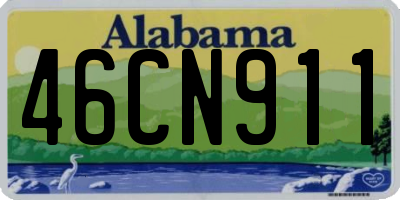 AL license plate 46CN911