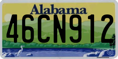 AL license plate 46CN912