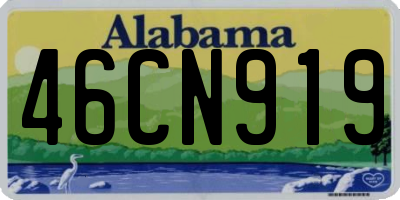 AL license plate 46CN919