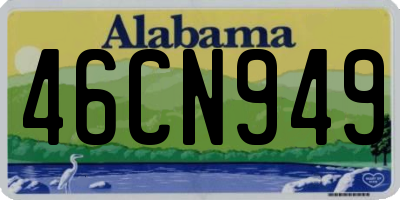 AL license plate 46CN949