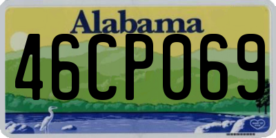 AL license plate 46CP069