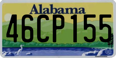AL license plate 46CP155