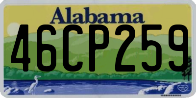 AL license plate 46CP259