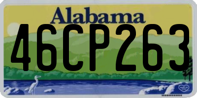 AL license plate 46CP263