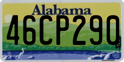 AL license plate 46CP290