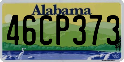 AL license plate 46CP373