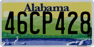AL license plate 46CP428