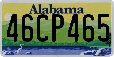 AL license plate 46CP465