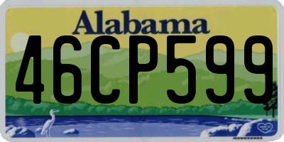 AL license plate 46CP599
