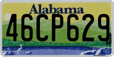 AL license plate 46CP629