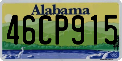 AL license plate 46CP915