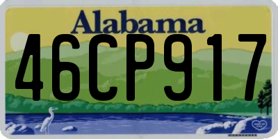 AL license plate 46CP917