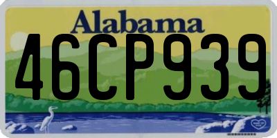 AL license plate 46CP939