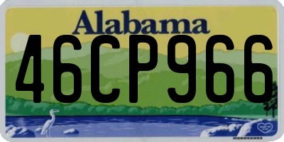 AL license plate 46CP966