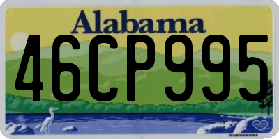 AL license plate 46CP995