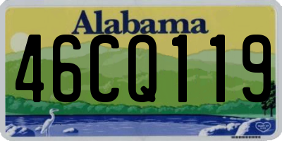 AL license plate 46CQ119