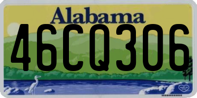 AL license plate 46CQ306