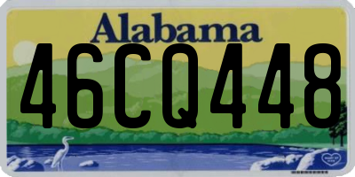 AL license plate 46CQ448