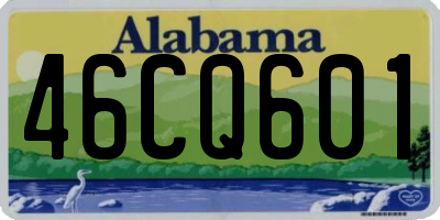 AL license plate 46CQ601