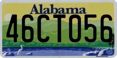 AL license plate 46CT056