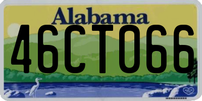AL license plate 46CT066